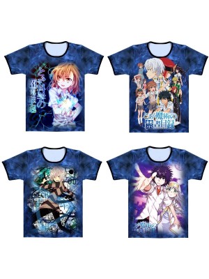 Maglia T-shirt Anime Magical Caricatura Stampa Toma Accelerator INDEX06 - 09
